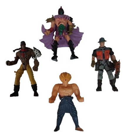 Bonecos Super Heróis Kit Com 4 Brinquedos Antigos (jpt) (Usado)