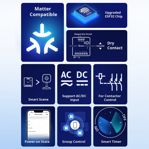 -d Relé De Contato Seco Inteligente Wi-fi -fs