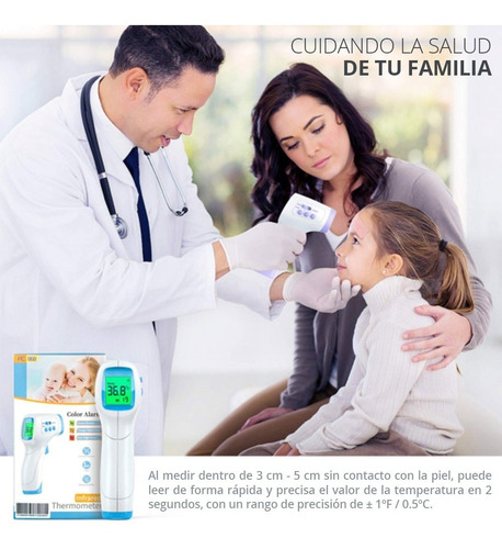 Imagen 5 de 10 de Termómetro Infrarrojo Digital Frente Y Cuerpo Pack 20 Pzas