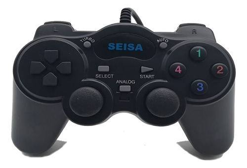 Mando Joystick Pc Steam Analogo Vibracion 1.8 Metros Seisa