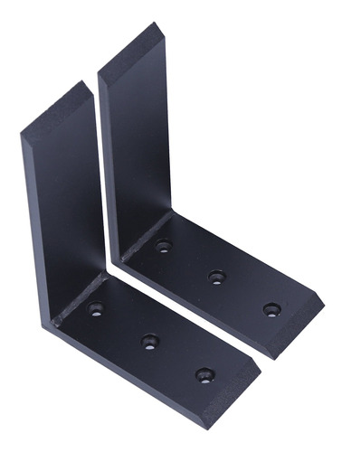 Soporte Para Estante Forma L 5.9 X 7.9 In Acero Negro 2