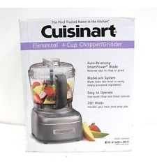 Cuisinart Ech-4gm Procesador Alimentos De 4 Tazas