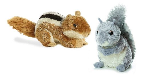 Aurora Chip The Chipmunk Y Nutty The Grey Squirrel Plush Bun