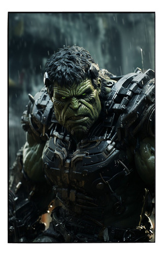 Cuadro De Hulk Guerrero Tecnológico Num 10 Ch