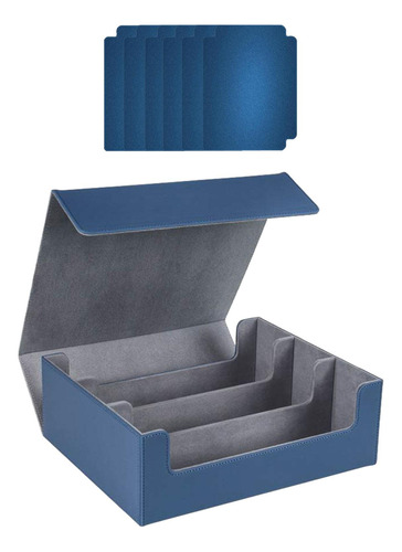 Caja De Almacenamiento Para Tarjetas Coleccionables, Azul