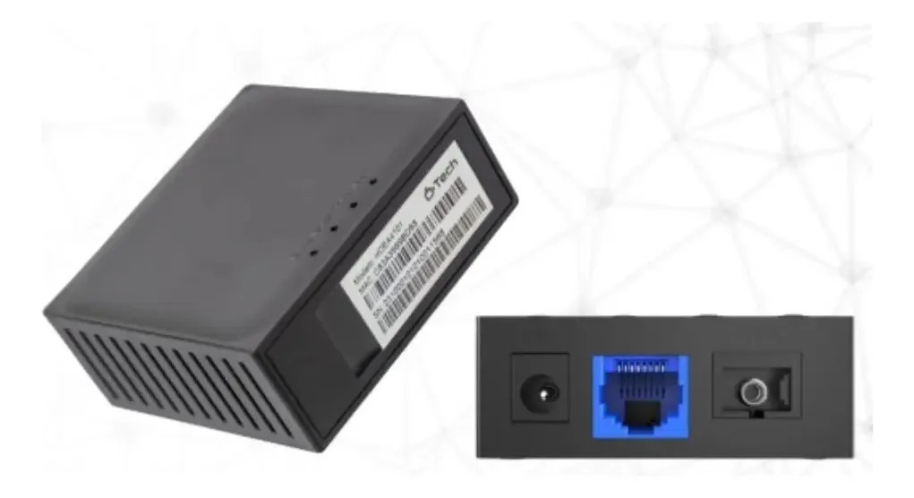 ONU XPON O-Tech HOEA4101 GPON 2.5G + Modo Router PPPoE + TR-069 OMCI