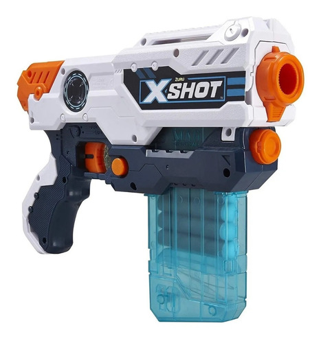 Pistola X-shot Hurricane Alcance 24mts Clip Blaster
