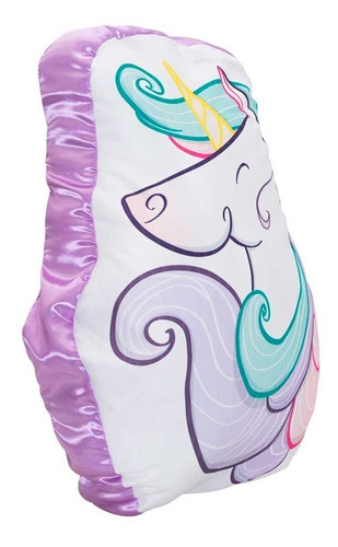 Imagem 3 de 3 de Almofada Decorativa Shape 46x40cm Unicórnio Uatt