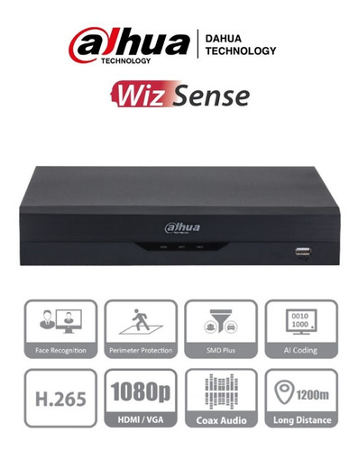 Dvr 8 Canales Hdcvi Pentahibrido 5mp Xvr5108hs Dahua Wizsen