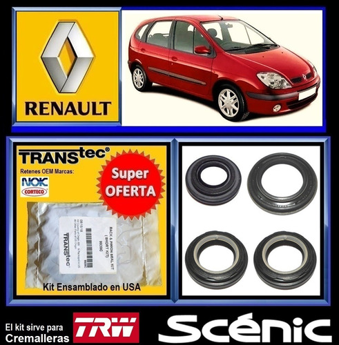 Renault Scenic 1995-2004 Kit Cremallera Dirección Hidr T R W