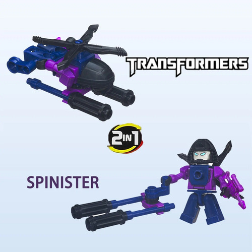 5 Minifiguras Originales De Transformers Kre-o Hasbro Tipole