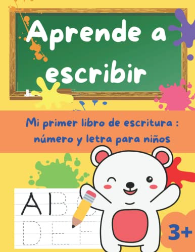 Aprende A Escribir Para Niños: Mi Primer Libro De Escritura