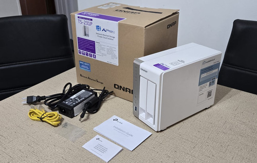 Servidor Nas Qnap Ts-231p Completo, En Caja. Impecable (Usado)