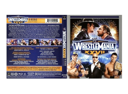 Wrestlemania 27 Blu Ray Oficial