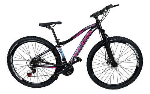 Bicicleta Ecos, Aro 29 Alum Feminina 21v Cambios Shimano