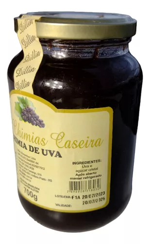 03 Chimia Dillin Abóbora Com Coco Caseira Serra Gaúcha 700g