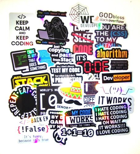 Stickers Programación - Programadores X25