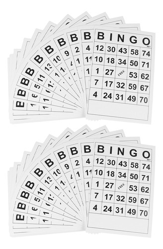 Cartas De Bingo Toys For Kids, 120 Unidades