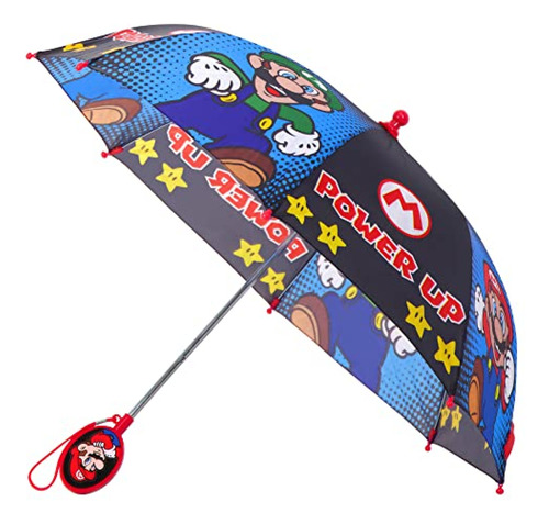 Paraguas Infantil Nintendo, Ropa Impermeable Super Mario Par