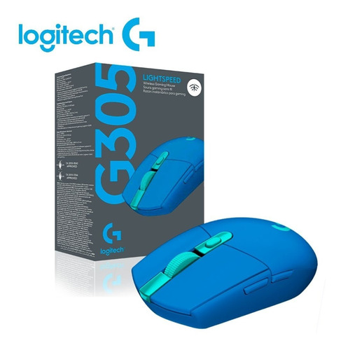Mouse Logitech Inalambrico G305 Lightspeed Blue 910-006012 