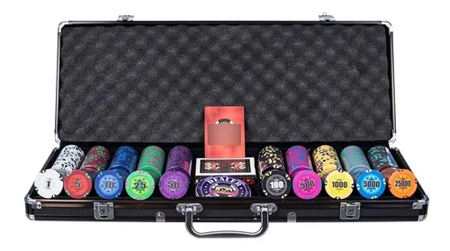 comprar Maleta De Poker 500 Fichas 11,5gms Abs Prime
