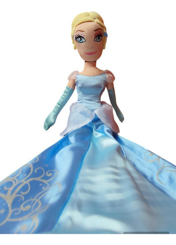 Boneca De Pelúcia Princesa Cinderela 50 Cm Foto Real Do Prod