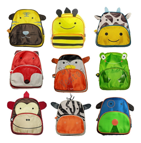 Mochila Infantil De Animales Para Niños Niñas Jardín Escolar