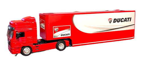 Camion De Transporte Man Moto Gp Ducati 37cm New Ray