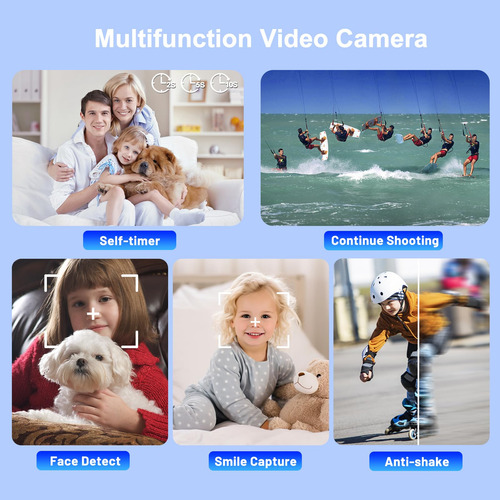 Videocámara Y Videocámara Yeein 4k, 48 Mp, Vlogueo Digital D