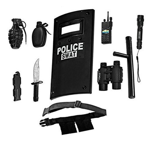 Set Policía Swat Para Niños