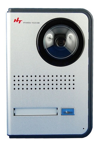Frente Portero Hyundai Hintercom Video Antivandalico B / N Color Plateado