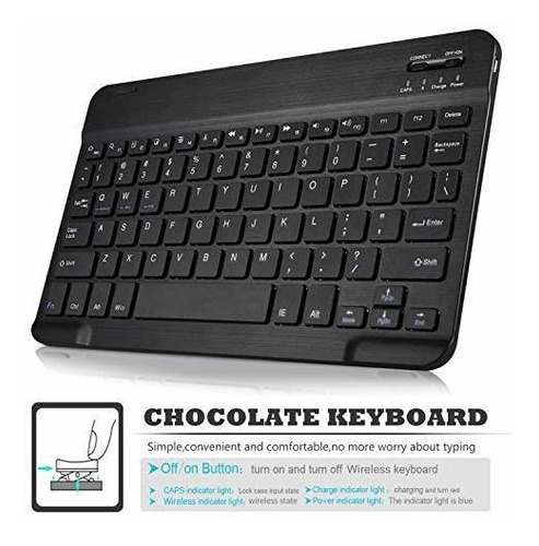 Funda Para Tablet Con Teclado Para iPad 10.2 A2197 Rosado