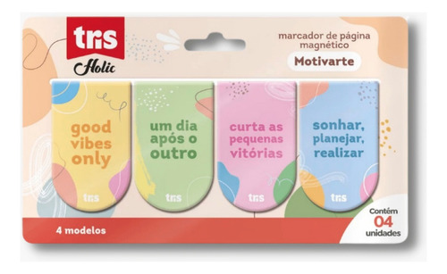 Marcador De Página Holic Motivarte Poly C/4 Un Tris