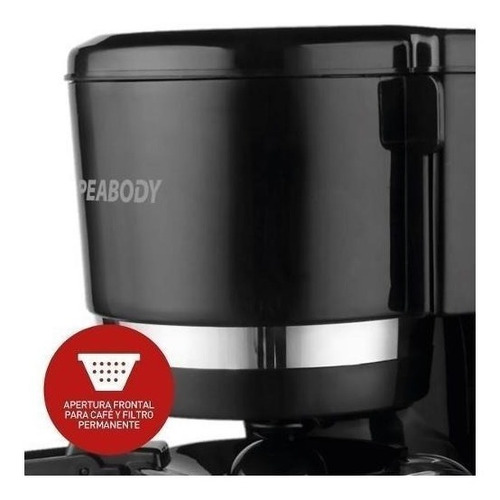 Imagen 4 de 10 de Cafetera Por Goteo 1,5 Lts Peabody Pe-ct4205 Nuevo Modelo