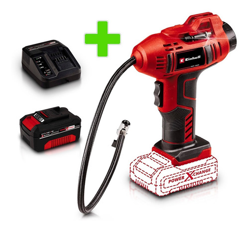 Imagen 1 de 10 de Mini Compresor Inalámbrico Einhell Max 11 Bar/159psi Digital