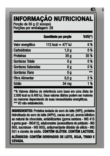 Whey Hydro/isolate 841g Chocolate Gourmet Cellucor