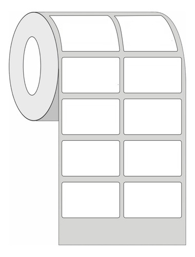 Etiqueta Térmica 40x25 2 Colunas | Sku 4x2,5cm