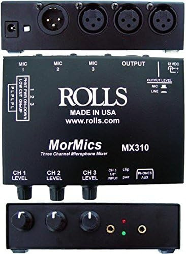 Rollos 3 Ch. Micrófono (mx310)