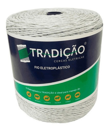 Fio Para Cerca Elétrica Rural Eletroplastico - Rolo 1000m