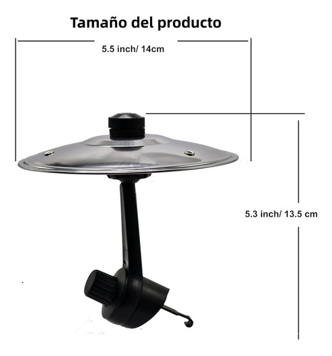 Para 2pcs Platillo De Choque Para Coche Con Clip - Tambor