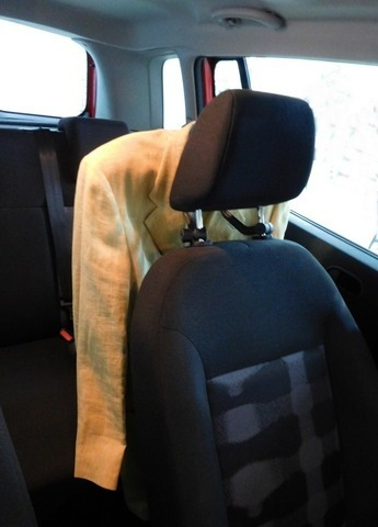 Imagen 4 de 10 de Percha Para Auto Saco Traje Apoyacabeza Cabezal Auto Camione