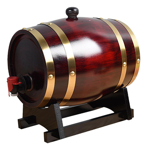 Barril De Envejecimiento De Roble De 1 Galón (5 L) Con