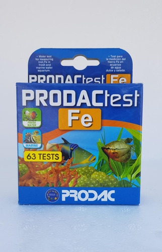 Prodac Test Hierro Fe 63 Test. Acuario Pecera Makarios 