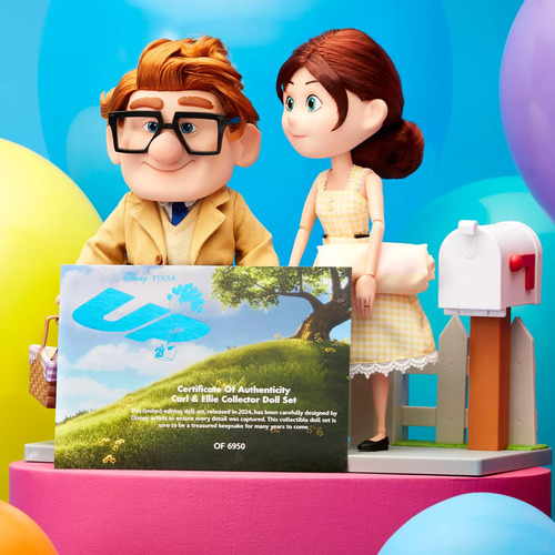 Disney Up Ellie Y Carl Set 15 Aniversario Edicion Limitada
