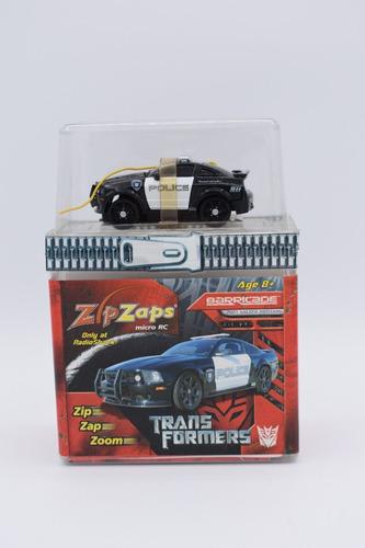 Transformers Barricade Zip Zaps Radio Shack 2007 Sin/abrir (Usado)