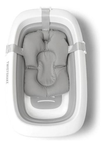 Bañera Plegable Con Cojín Twistshake Color Blanco