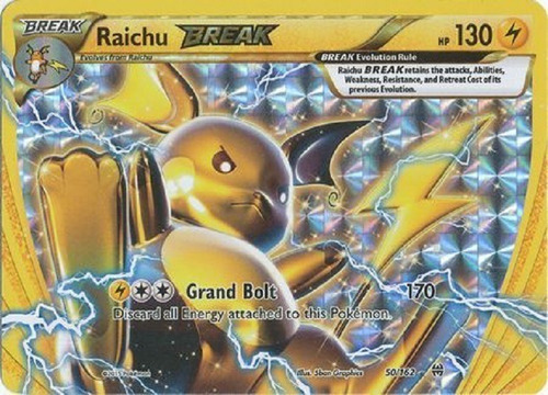 Raichu Break 50162 Break Raro Pokemon Tcg 