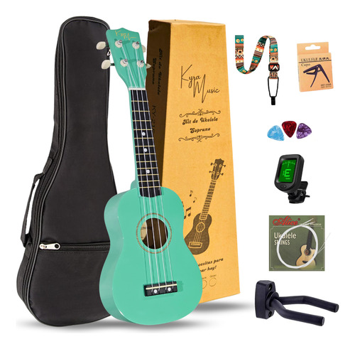 Ukelele Soprano Concierto Acustico Kyra Kit Funda Accesorios