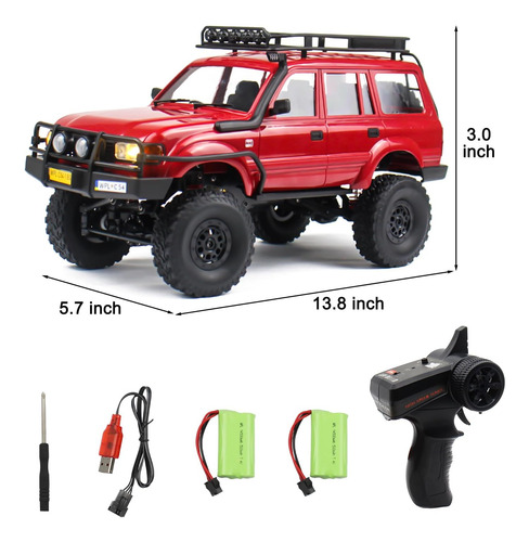 Escala Losbenco Rc Crawler Rc Rock Crawler, Wpl C54 Todos Lo