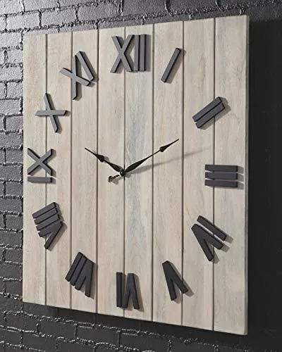 Reloj De Pared Bronson Whitewash Black